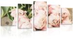 Dovido Tablou 5-piese buchetul romantic - 150x75