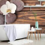 Dovido Fototapet pietre wellness pe lemn - 196x270