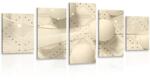 Dovido Tablou 5-piese de lux în design sepia - 200x100