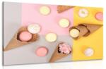 Dovido Tablou macarons în con - 30x20