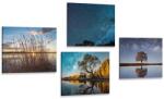 Dovido Set tablouri peisaj cu cerul magic - 4x 40x40