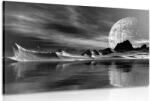 Dovido Tablou peisajul futurist în design alb-negru - 90x60