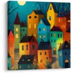 Dovido Tablou lumini festive în oraș - 50x50