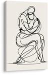 Dovido Tablou linii abstracte în repaus - 60x90