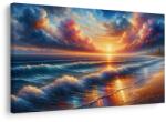 Dovido Tablou apus de soare peste mare - 40x30