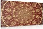 Dovido Tablou Mandala ornamentală cu dantelă în culoarea vișinie - 120x80