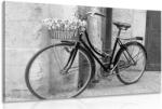 Dovido Tablou bicicletă rustică în design alb-negru - 40x30