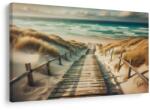 Dovido Tablou dune de nisip și orizont marin - 30x20