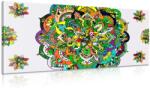 Dovido Tablou Mandala verde - 140x70