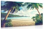 Dovido Tablou apus de soare pe insula Seychely - 30x20