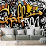 Dovido Tapet graffiti pe zid de cărămidă - 245x270