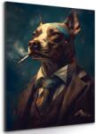 Dovido Tablou animal gangster câine - 20x30