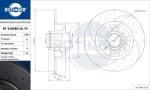 ROTINGER Disc frana ROTINGER GRAPHITE DRILLED & SLOTTED PLUS RT 3189BS-GL T5 (RT 3189BS-GL T5)