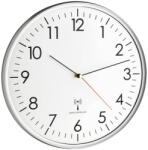 TFA Ceas de perete, Semnal radio controlat, 330 x 42 mm, Alb/ Argintiu (60.3514)