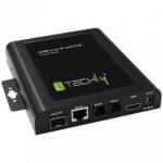 TECHLY IDATA EXTIP-VW Transmițător Extender HDMI pe Cablu Twisted Pair, RJ45 PoE, până la 100m, Perete TV (IDATA EXTIP-VW)