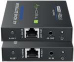 TECHLY IDATA EXT-565 Extender HDMI 2.0 4K60Hz până la 70m prin Cat6 cu IR (IDATA EXT-565)