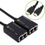 TECHLY IDATA EXT-E30D Extender HDMI 1080p60Hz până la 30m prin cablu Cat5e/6 (IDATA EXT-E30D)