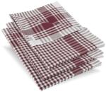 EMI Prosoape de bucătărie burgundy set de 3 bucăți EMI