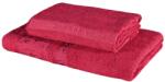 EMI Set de 2 prosoape de baie din bambus burgundy EMI Prosop