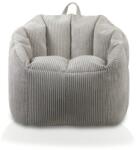 EMI Fotoliu puf Prestige gri EMI - sac de șezut elegant din catifea pentru interior