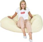 EMI Fotoliu puf relax în formă de pară bej EMI