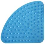 AWD interior Covoraș de Duș Antiderapant de Colț (54x54 cm), Albastru | PVC, Cu Ventuze Covor baie