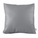 EMI Pernă din piele ecologică gri EMI, Pernă 50x50 cm