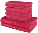 EMI Set de 6 prosoape de baie din bambus EMI burgundy Prosop