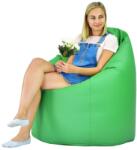 EMI Fotoliu puf relax în formă de pară verde EMI
