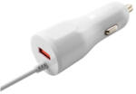 Somogyi Elektronic Kft CANYON CNE-CCA033W autós töltő, Lightning kábellel, 1db USB port, 12-24 V (CNE-CCA033W)