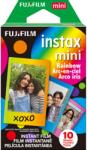 Instax Fujifilm set 10 bucati film instant Rainbow pentru aparat foto Instax Mini (INSTAXMINI10-RA)