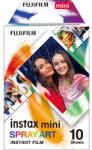 Instax Fujifilm set 10 bucati film instant Spray Art pentru aparat foto Instax Mini (INSTAXMINI10-SA)