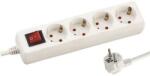 EUROLAMP 4 Plug 3 m Switch (10203)
