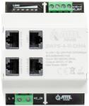 ATTE Power Switch PoE cu 4 porturi ATTE Power SWPS-4-11-DIN4, 10/100 Mbps, sursa alimentare, sina DIN (SWPS-4-11-DIN4)