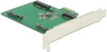 Delock PCI Express kártya 2 x belső mSATA