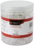TECHLY IWP-JAR-C5RTY RJ45 Конектор 8P/8C Cat5e UTP, Кабел, 100 бр (IWP-JAR-C5RTY)
