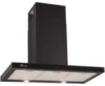 Tornado Hota Tornado decorativa Lara 1200, Putere de absorbtie 1200 m3/h, 3 trepte, Clasa A, 90 cm, Negru (36138) Hota