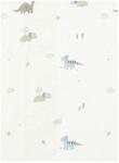 Bimbidreams Бебешки чаршаф с ластик Bimbidreams - Trex, 40 x 80 cm, White/Green (8499000702472) - ozone