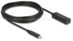 Delock Aktív USB 10 Gbps bővítő kábel USB Type-C 5 m hosszú (DL80028) (DL80028)