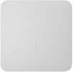 Ajax Systems 52154.144. WH SoloButton (2-gang) - buton de comutator cu 2 ganguri - alb (52154.144.WH)