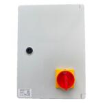 Hipar Cutie de distribuție completă pentru turbina ECOROTE 9800 3-fază cu sistem de frânare, pod de redresare, disjunctor DC, comutator cu manetă (HIP-ROZDZIELNIA-KOMPLET-9800-3F)