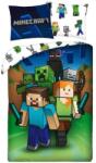 Halantex Minecraft: Kétrészes ágyneműhuzat szett - 140 x 200 cm (MNC-239BL) - jateknet