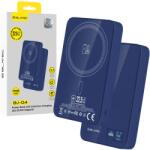 Blavec Power Bank 10000mAh BJ-04 Slim 13, 5mm - Type C - 22, 5W mágneses Magsafe 3 az 1-ben (PBBJ04-MC10N) tengerészkék üveg - smartdiszkont