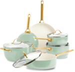 GreenPan Set 6 Cratite GreenPan Reserve cu Capac Green (CC008489-001)