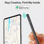 ESR Stylus Pen aktív toll rajzoláshoz, jegyzethez, 2018 után kiadott Apple iPad Air, iPad Mini (A17), iPad Pro (fekete) (ES252154) (ES252154)
