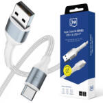 3mk Protection Cablu de date 3MK Hyper N-SERIES, USB-A la USB-C, 18W, 2A, 1m, Alb (5903108680370)