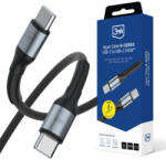 3mk Protection Cablu de date 3MK Hyper N-SERIES, 2x USB-C, 240W, 5A, 2m, Negru (5903108680233)
