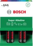 Bosch Super Alkaline AAA elem, LR03, 4 db (Bosch-LR03SA4B/00)