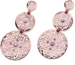 Oliver Weber Cercei aurit roz cu cristal Orient 22777RG