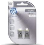 m-tech W5W W2.1x9.5d 4LED, fehér, 2db, LB069W (LB069W)